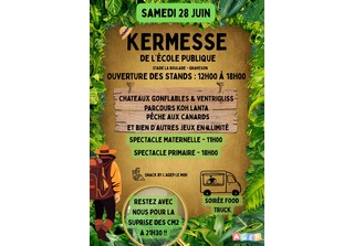 Kermesse des Écoles Publiques Samedi 28 juin 2025