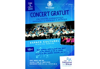 Semaine Bleue : Concert gratuit Dimanche 05 octobre 2025