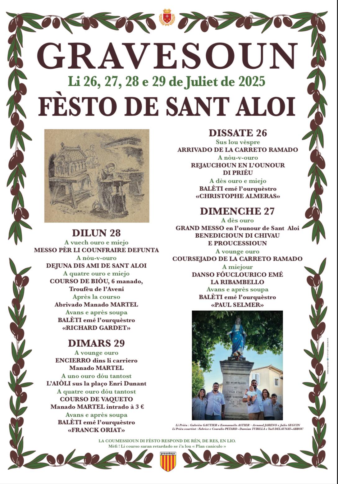 st eloi provençal 2025
