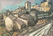 G8C-Barbentane-village-a-la-Tour-Auguste-CHABAUD-1910-1911